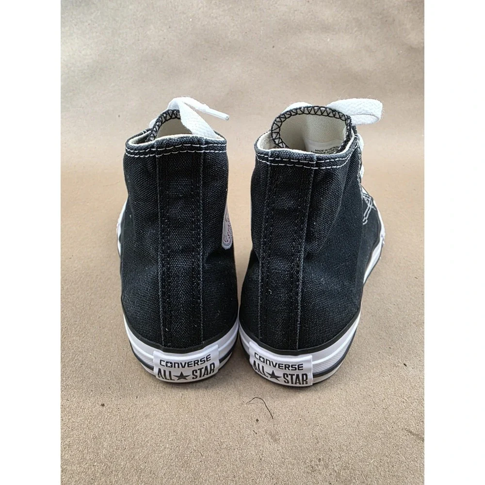 Converse (Sz 3 Youth) Chuck Taylor Black High Top Canvas Sneakers